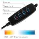 Camelion KD-848  C02 LED(свет-к кольцевой 7 Вт, подставка для смартфона, на клипсе)4