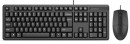 Клавиатура + мышь A4Tech KK-3330 клав:черный мышь:черный USB4