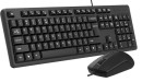 Клавиатура + мышь A4Tech KK-3330S клав:черный мышь:черный USB2