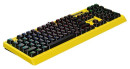 Клавиатура проводная A4TECH B810RC Punk Yellow USB желтый черный5