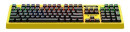 Клавиатура проводная A4TECH B810RC Punk Yellow USB желтый черный6