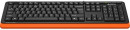 Клавиатура проводная A4TECH Fstyler FKS10 USB черный оранжевый2