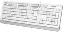 Клавиатура проводная A4TECH Fstyler FKS10 USB белый серый2