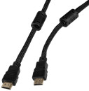 Кабель HDMI 1м Бюрократ HDMI-V1.4-1MC круглый черный2