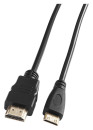 Кабель аудио-видео Buro mini-HDMI (m)/HDMI (m) 1.5м. черный (BHP-MINHDMI-1.5)2