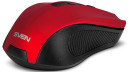 Беспроводная мышь SVEN RX-350W красная  (5+1кл. 600-1400DPI, SoftTouch, блист)3