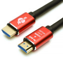 Кабель HDMI 1м Atcom AT5940 круглый черный/красный2
