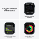 Apple Watch Nike Series 7 GPS, 41mm Midnight Alum Anthracite/Black NS [MKN43RU/A]4