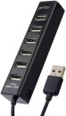 Концентратор USB 2.0 Perfeo PF-H035 7 x USB 2.0 черный