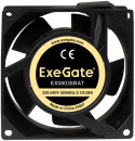 Exegate EX289000RUS Вентилятор 220В ExeGate EX08038BAT (80x80x38 мм, 2-Ball (двойной шарикоподшипник), клеммы, 2500RPM, 37dBA)4