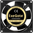 Exegate EX289004RUS Вентилятор 220В ExeGate EX09225BAT (92x92x25 мм, 2-Ball (двойной шарикоподшипник), клеммы, 2600RPM, 35dBA)2