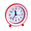 Perfeo Quartz часы-будильник "PF-TC-007", круглые диам. 10,5 см, красные