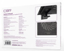 CBR CLP 17202, Подставка для ноутбука до 17", 390x270x25 мм, с охлаждением, 2xUSB, вентиляторы 2х150 мм, 20 CFM, LED-подсветка, материал металл/пластик2