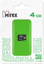 Флеш карта microSD 4GB Mirex microSDHC Class 102