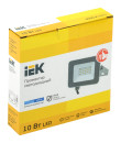 Прожектор уличный IEK СДО светодиодный 10Вт корп.алюм.серый (LPDO701-10-K03)2
