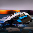 Мышь проводная Logitech G502 HERO K/DA High Performance Gaming Mouse белый чёрный рисунок USB 910-0060976