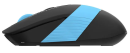 Мышь беспроводная A4TECH Fstyler FB10C чёрный синий USB + радиоканал6