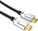 Кабель HDMI 2м VCOM Telecom CG862-2M круглый черный/серебристый4