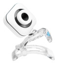 Камера Web Оклик OK-C8812 белый 0.3Mpix (640x480) USB2.0 с микрофоном4