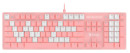 Клавиатура проводная A4TECH Bloody B800 USB розовый белый4