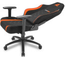 Игровое кресло Sharkoon Skiller SGS20 чёрно-оранжевое (синтетическая кожа, регулируемый угол наклона, механизм качания)5