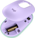 Мышь беспроводная Logitech POP Mouse with emoji фиолетовый USB + Bluetooth 910-0065475
