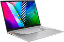 Ноутбук ASUS VivoBook Pro 16X OLED N7600PC-L2010 16" 3840x2400 Intel Core i7-11370H SSD 1024 Gb 16Gb Bluetooth 5.0 WiFi (802.11 b/g/n/ac/ax) nVidia GeForce RTX 3050 4096 Мб серебристый DOS 90NB0UI3-M024203