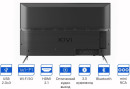 Телевизор LED 43" Kivi 43U740LB черный 3840x2160 60 Гц Wi-Fi Smart TV 4 х HDMI Bluetooth RJ-45 CI+9