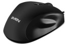 Мышь SVEN RX-113  (5+1кл. 800-2000DPI,  Soft Touch, каб. 1,5м, блист.) USB чёрная4