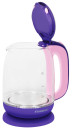 Чайник электрический StarWind SKG1513 2200 Вт фиолетовый розовый 1.7 л пластик/стекло2