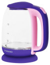 Чайник электрический StarWind SKG1513 2200 Вт фиолетовый розовый 1.7 л пластик/стекло3