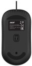 Мышь Acer OMW122 черный оптическая (1200dpi) USB (3but)6