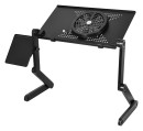 Стол для ноутбука Buro BU-803 столешница металл черный 48x26см6