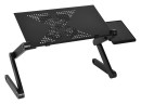 Стол для ноутбука Buro BU-803 столешница металл черный 48x26см7
