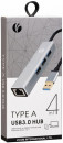 Концентратор USB 3.0 VCOM Telecom DH312A 3 х USB 3.0 RJ-45 серый3