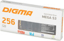 Накопитель SSD Digma PCI-E x4 256Gb DGSM3256GS33T MEGA S3 M.2 22807