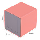 Подставка Deli NS011Pink Nusign для пишущих принадлежностей 84х84х86мм розовый пластик3