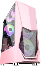 Корпус ATX 1stPlayer DK-3 PINK Без БП розовый2