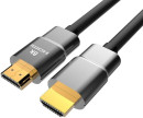 Кабель HDMI 1.5м VCOM Telecom ACG863-1.5M круглый черный серый