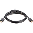 Кабель HDMI-19M --- HDMI-19M ver 2.0+3D/Ethernet ,2m, 2 фильтраTelecom <TCG215F-2M>5