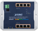 IP30, IPv6/IPv4, 8-Port 1000T 802.3at PoE + 2-Port 100/1000X SFP Wall-mount Managed Ethernet Switch (-40 to 75 C, dual power input on 48-56VDC terminal block and power jack, SNMPv3, 802.1Q VLAN, IGMP Snooping, SSL, SSH, ACL)