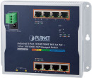 IP30, IPv6/IPv4, 8-Port 1000T 802.3at PoE + 2-Port 100/1000X SFP Wall-mount Managed Ethernet Switch (-40 to 75 C, dual power input on 48-56VDC terminal block and power jack, SNMPv3, 802.1Q VLAN, IGMP Snooping, SSL, SSH, ACL)2