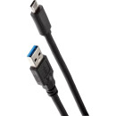 Кабель USB Type C USB 3.0 2м VCOM Telecom ACU401-2M круглый черный3