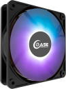 Powercase Вентилятор (M14LED) 5 color LED 140x140x25mm (100шт./кор, 3pin + Molex, 1100±10% об/мин) Bulk2