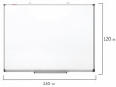 Доска магнитно-маркерная 120х180 см, алюминиевая рамка, BRAUBERG "Extra", 2375585