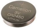 Camelion CR2450 BL-1 (CR2450-BP1, батарейка литиевая,3V) (1 шт. в уп-ке)2