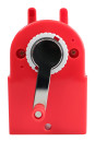 Точилка для карандашей механическая Kw-Trio 315A-RED 1 отверстие пластик красный3