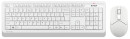Клавиатура + мышь A4Tech Fstyler FG1012 клав:белый мышь:белый USB беспроводная Multimedia2