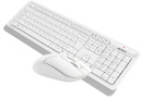Клавиатура + мышь A4Tech Fstyler FG1012 клав:белый мышь:белый USB беспроводная Multimedia3