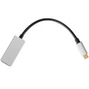 Aдаптер USB 3.1 Type-Cm --> DP(f) 4K@60Hz, Alum Shell, iOpen (Aopen/Qust) <ACU422MB>2